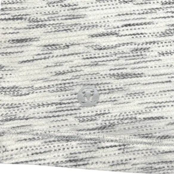 Lululemon Cardio Squad Tank II Tiger Space Dye Black White Size 6 EUC - Image 4