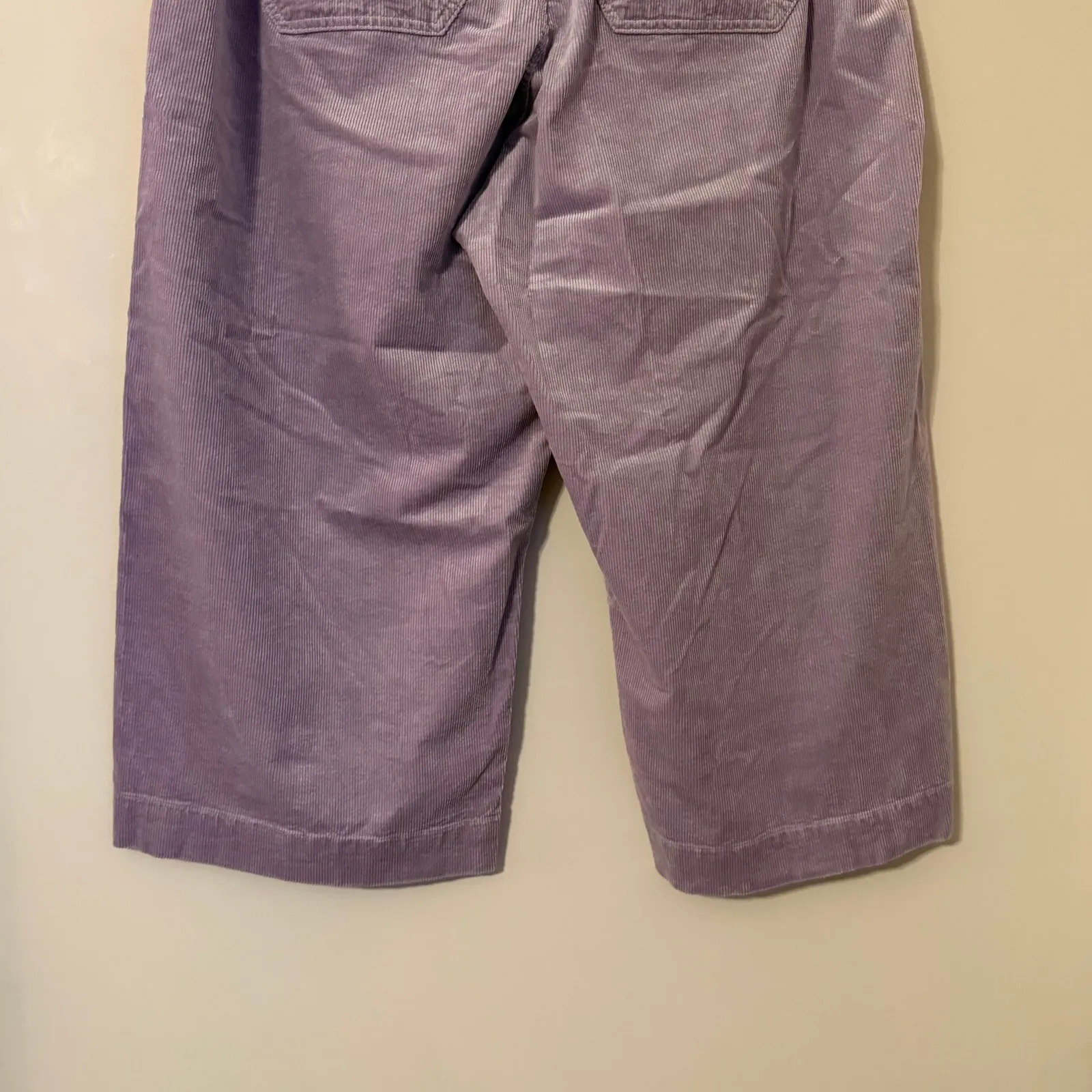 Maeve by Anthropologie The Colette Wide Leg Purple Corduroy Pants NWT Size 22W - Image 7