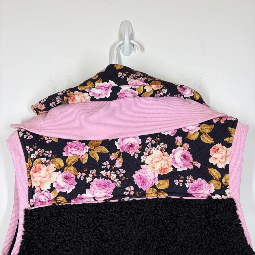 For Love & Lemons X Victoria’s Secret Floral Fleece Vest Size XS - Image 8