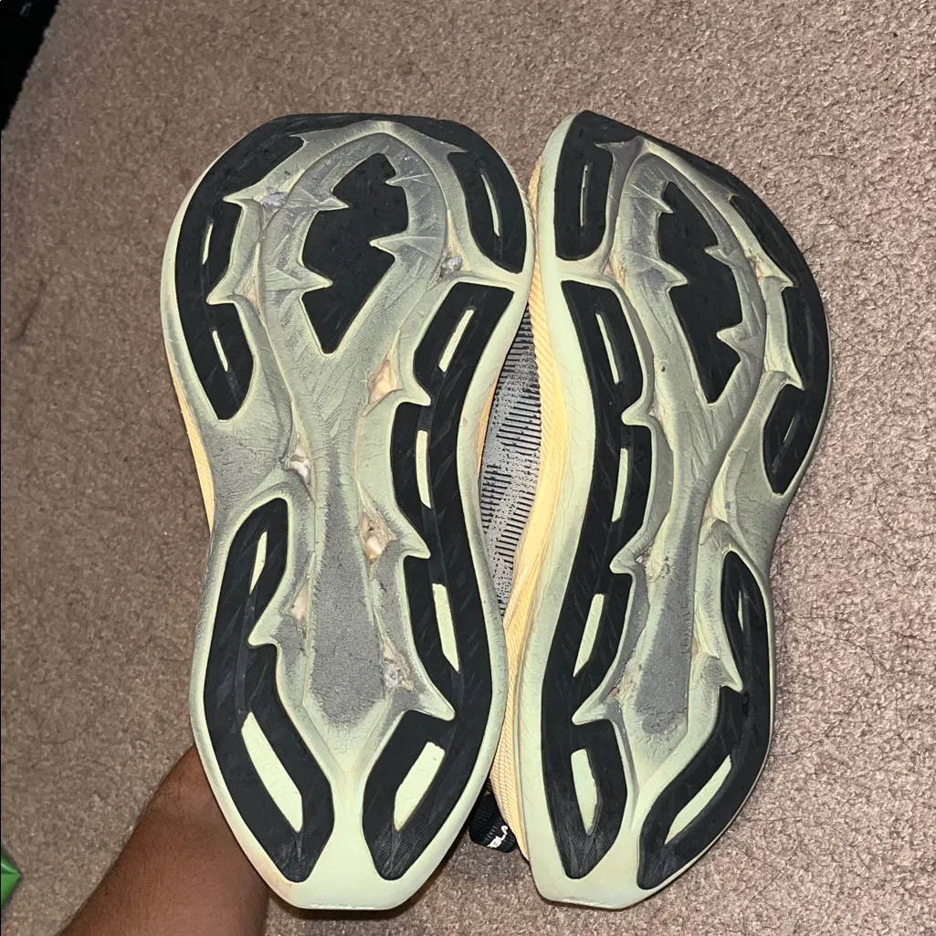 ASICS Superblast Athletic Shoes - Gray and Yellow - Image 4