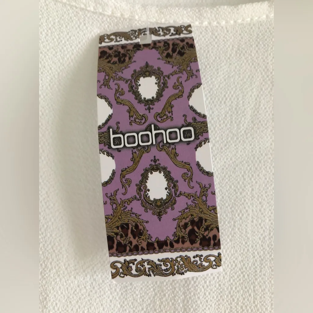 White Mini Dress Size 20 - Image 7