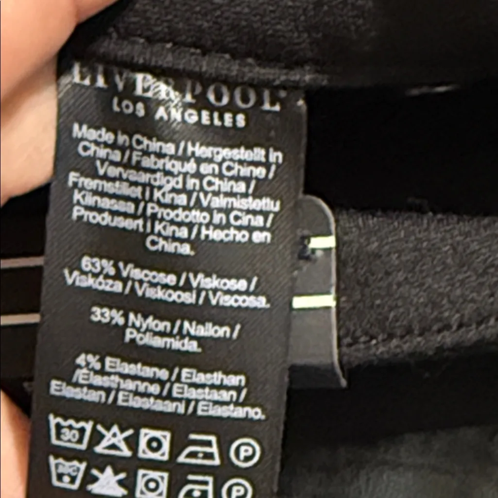 Liverpool Madonna women’s size 4P/27 black skinny pants new with tags - Image 12