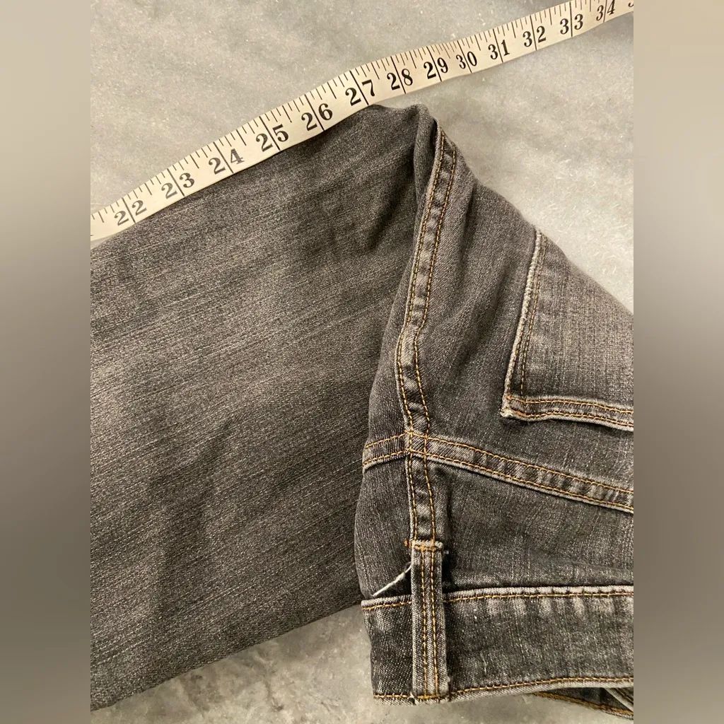 Goodthreads Size 27 Gray Stretch Denim Skinny Jeans Zip Up Five Pocket - Image 7