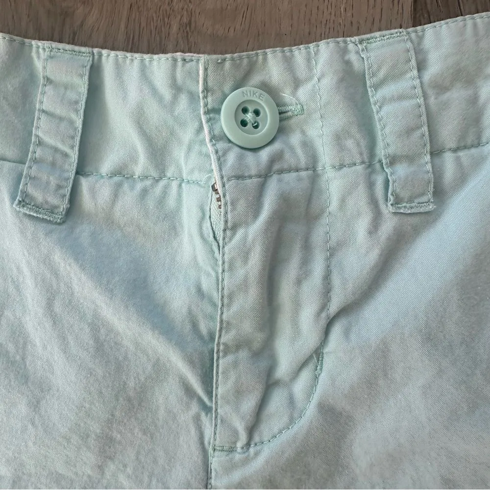 Nike Cargo Shorts Light Blue Women’s 6 Y2K 100% Cotton Chino - Image 3