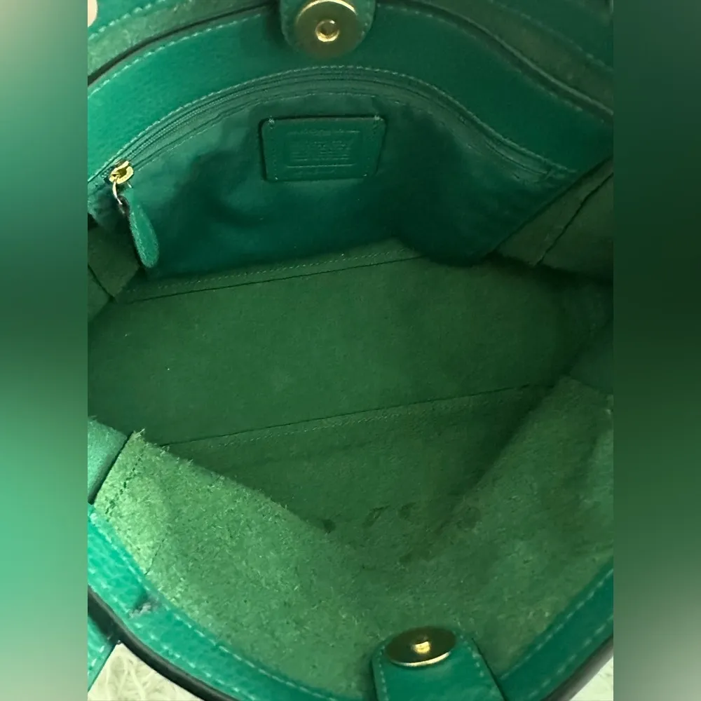 Coach Tote 27 Colorblock with Horse and Carriage Handbag Bag Twilight Multi 5775 - Image 10