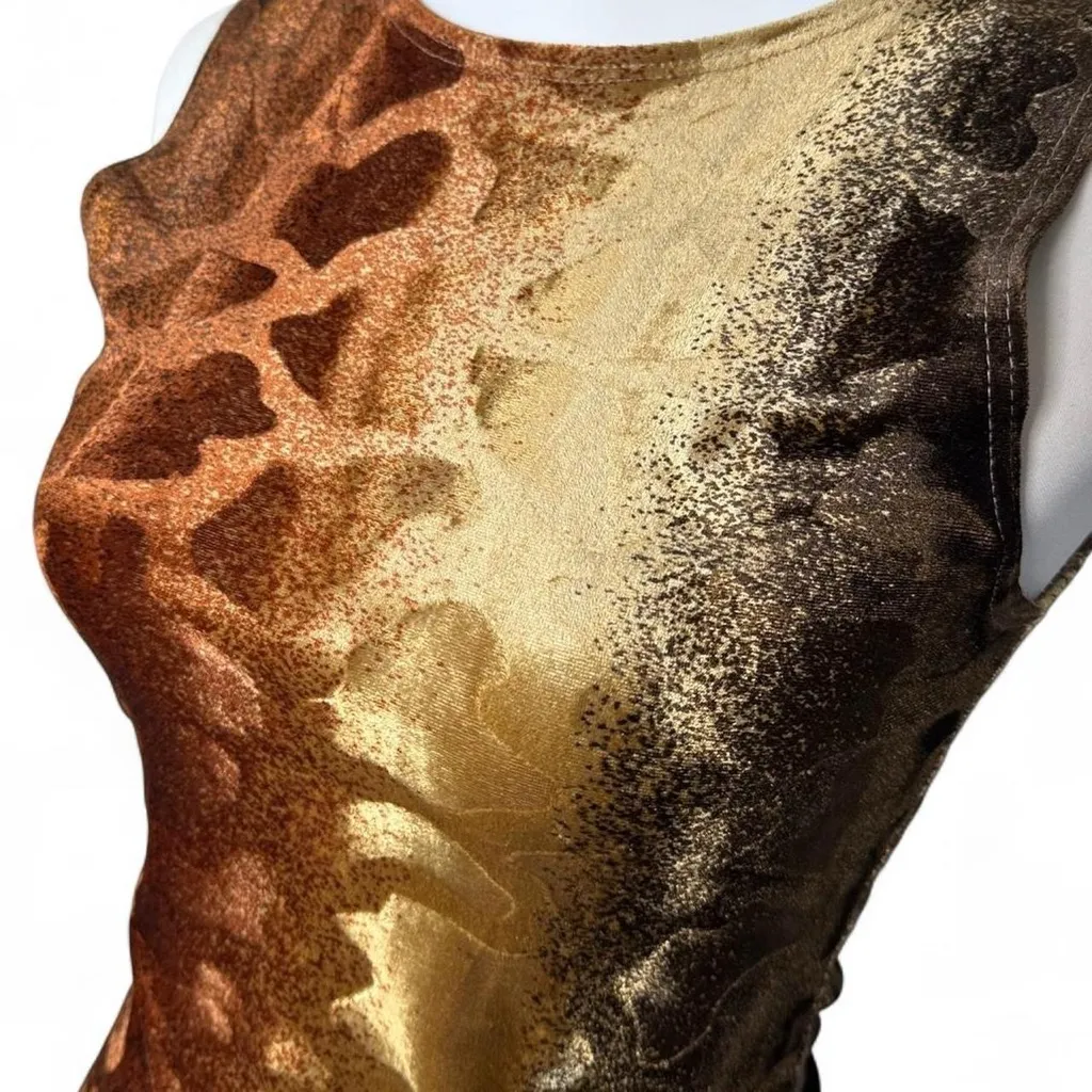 Vintage 90s Charlotte Russe Leopard Top - Image 2