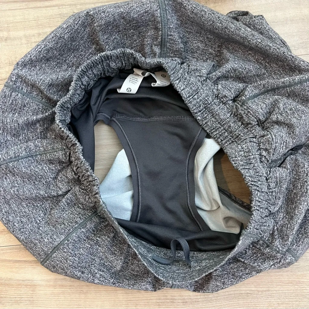 Lululemon Hotty Hot Tall Gray Women's Athletic Shorts - Image 4