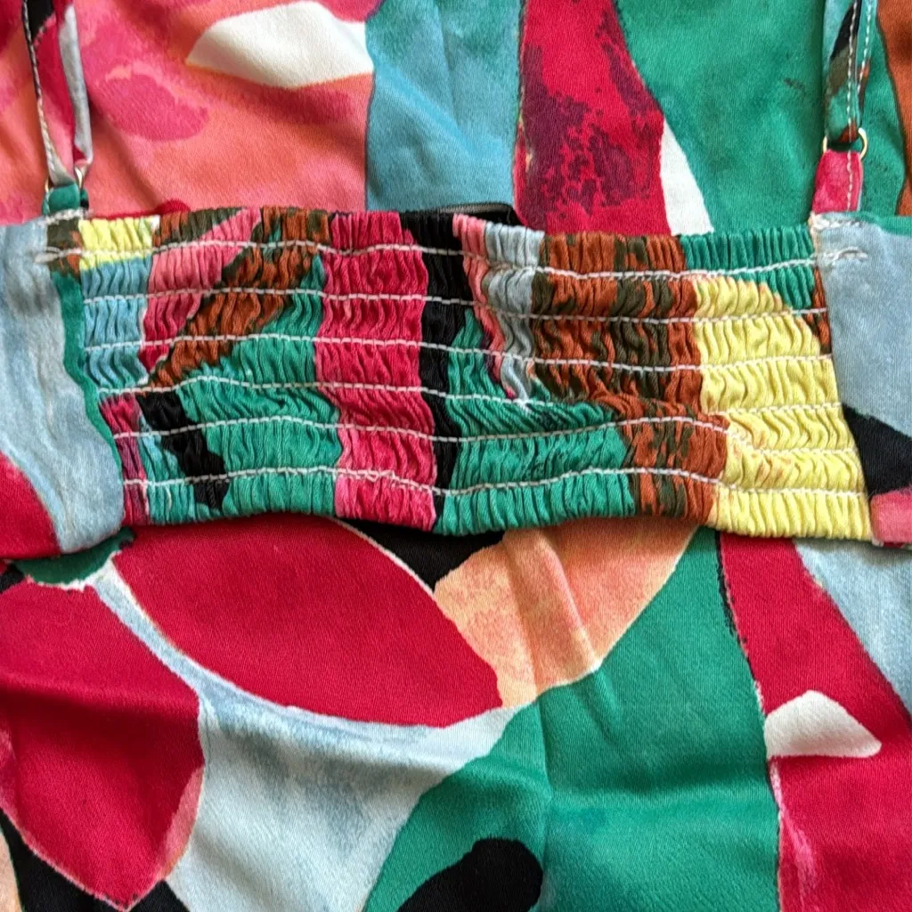 Forever 21 Multicolor Smocked Top - Image 5