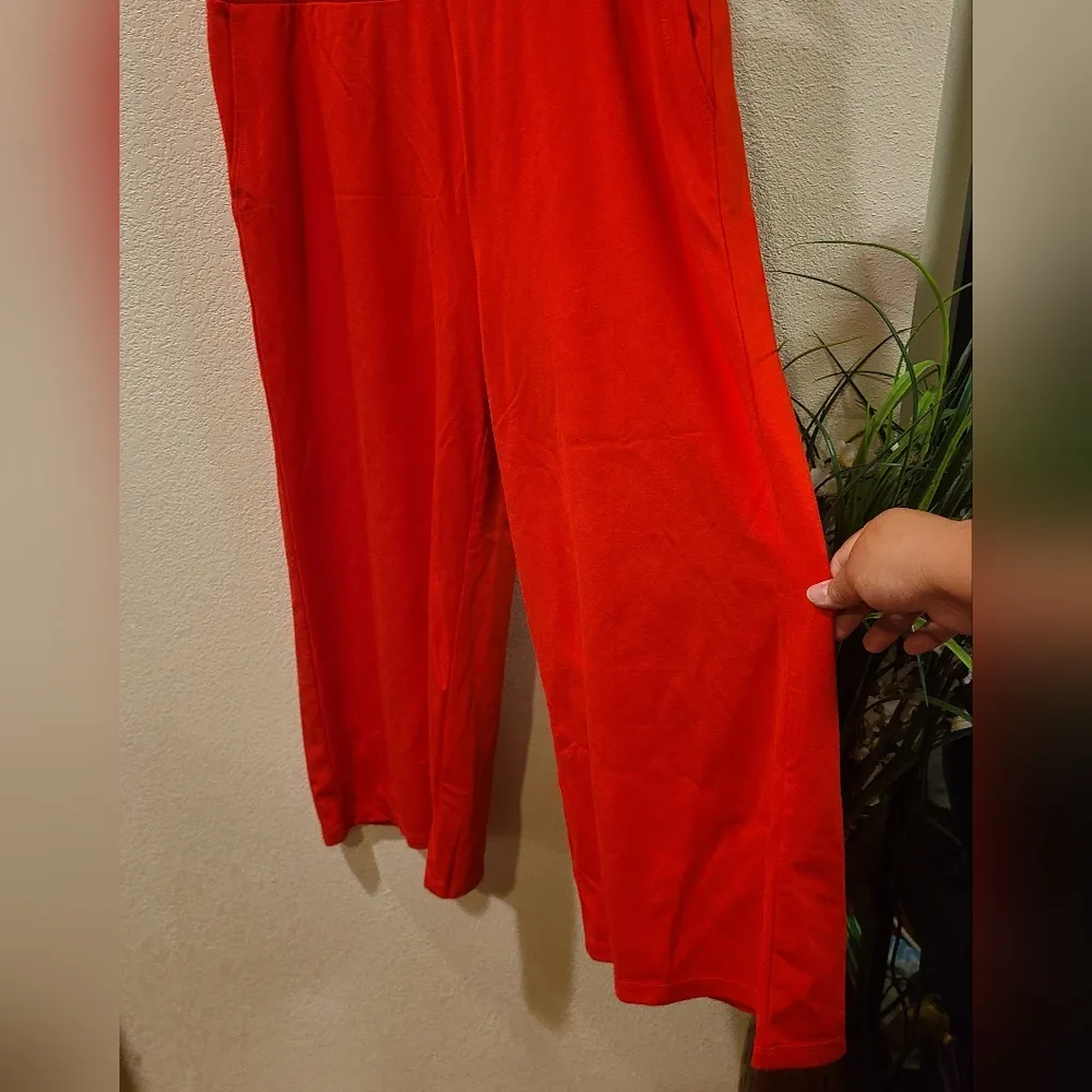 Lauren Ralph Lauren Red Capri Pants Size Large - Image 3