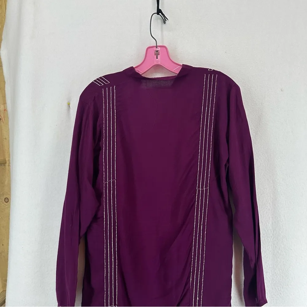 Kurti Embroidered Women’s Small Purple - Image 7