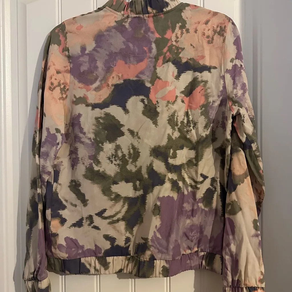 Floral Bomber Jacket - Multicolor - Image 2