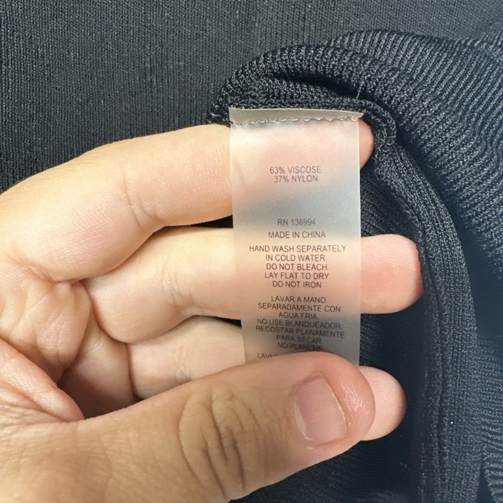 Vila Milano Tank Top Women Black Viscose V-Neck Sleeveless Comfort Pullover - Image 4