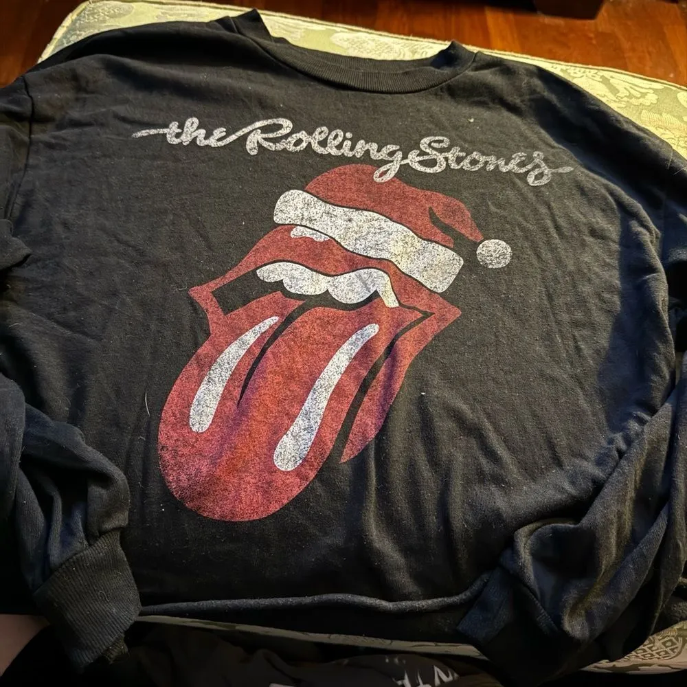 The Rolling Stones Holiday Santa Hat Sweatshirt, Size XXL, EUC - Image 10