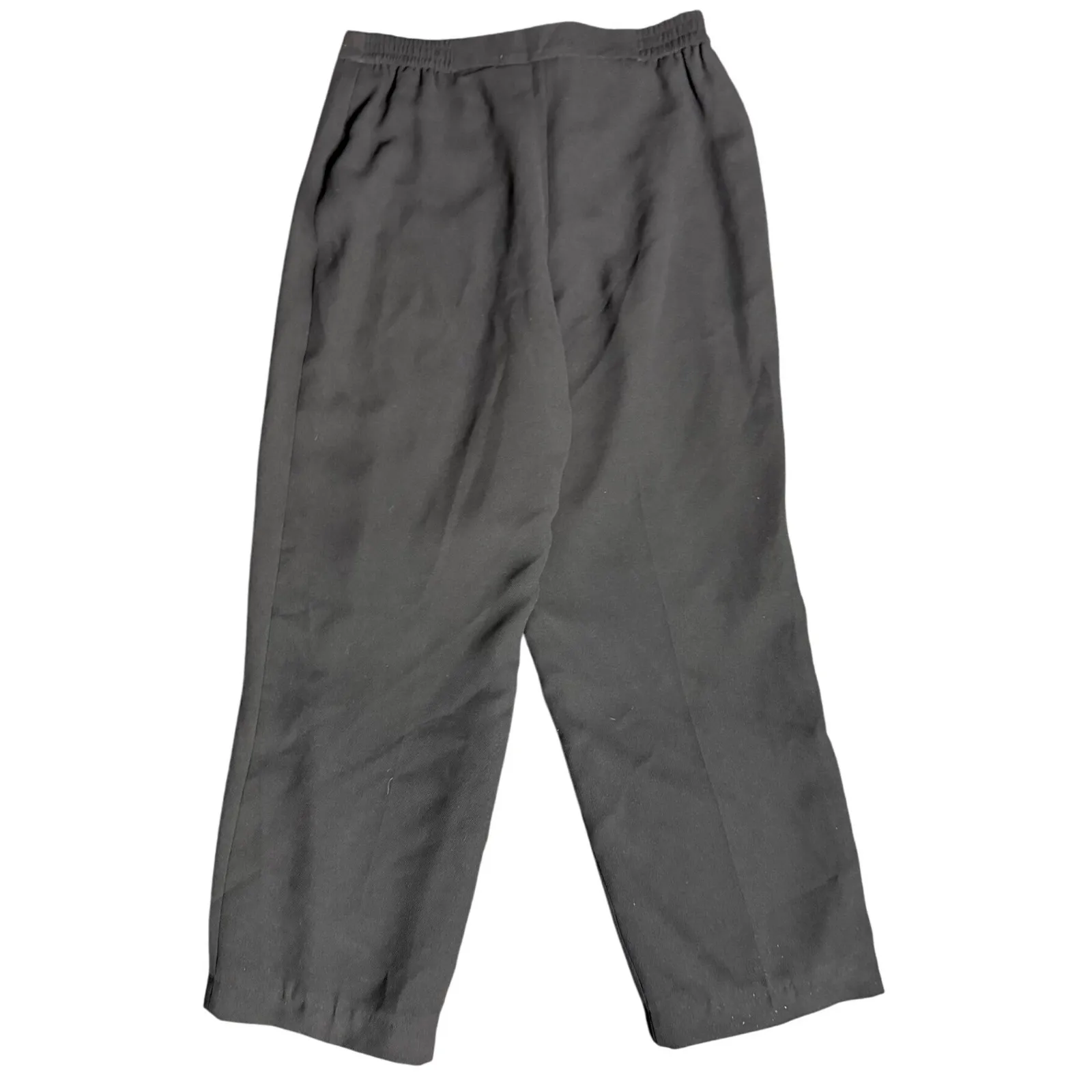 Vintage Judith Hart Women 8P Black Straight Leg Dress Pants Career Office Formal - Image 2