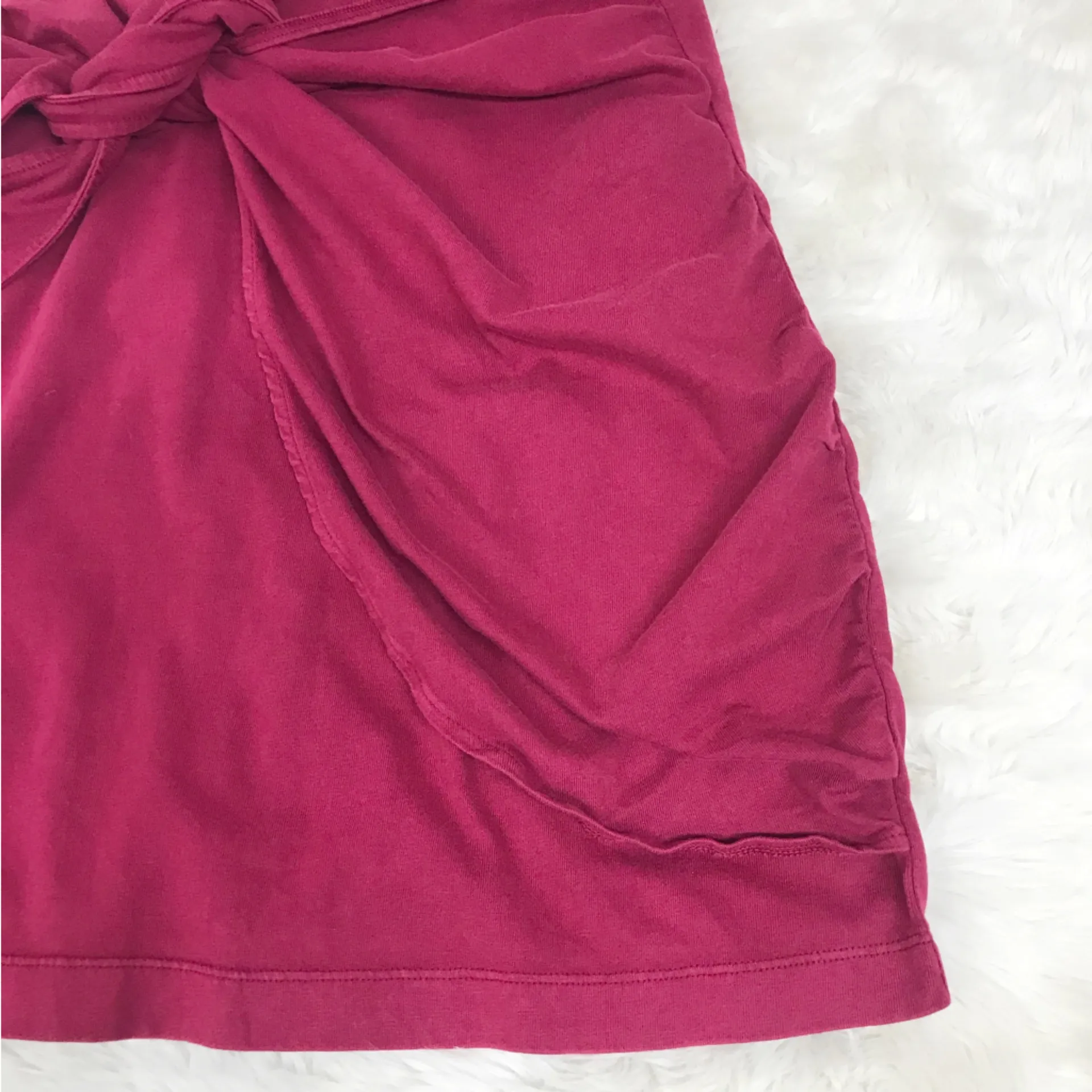 L*SPACE Cypress Burgundy Red Wrap Front Mini Tank Dress Casual Beach Size‎ Small - Image 10
