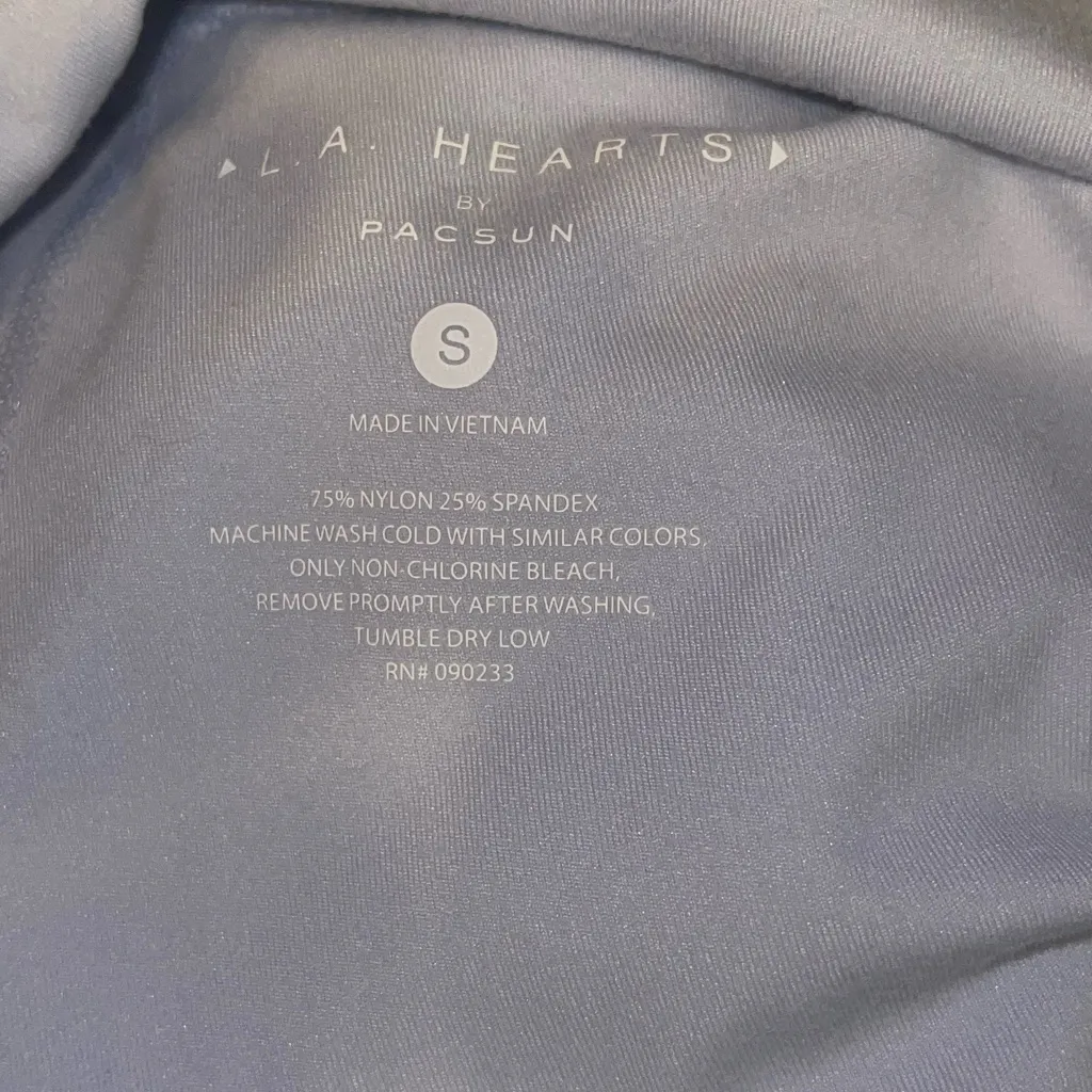 La Hearts by PacSun light blueish gray Leggings pants woman’s small - Image 6