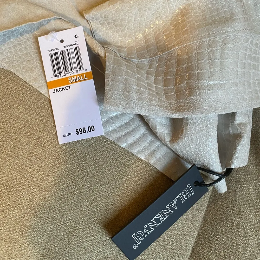 NWT- BLANKNYC Croc Pattern Draped jacket size S - Image 11
