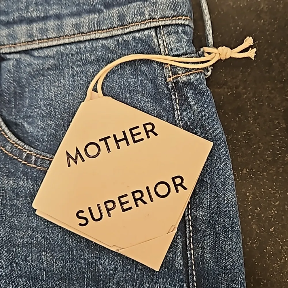 💕MOTHER SUPERIOR💕 The Tomcat Ankle Jeans ~ Cannonball Button Fly 30 NWT Blue - Image 15