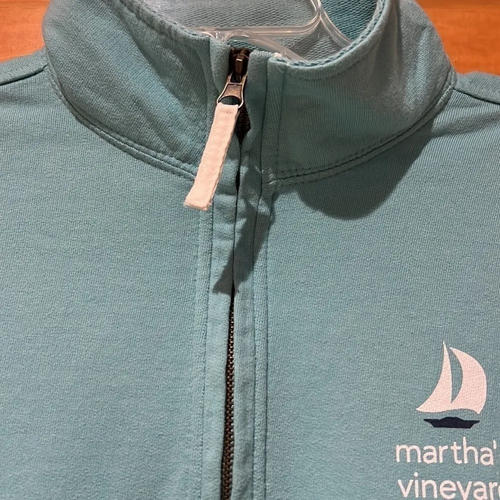 Martha’s Vineyard Three-Quarter Zip Pullover Sweatshirt - Image 2