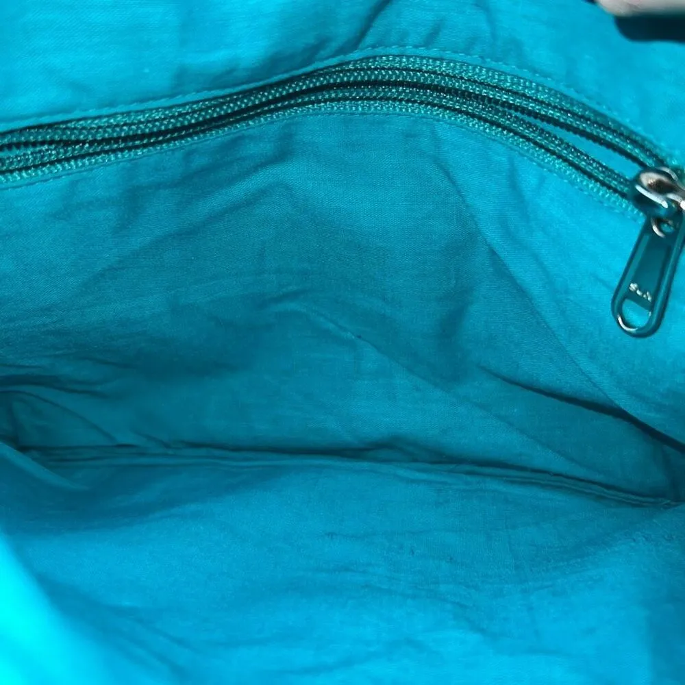 Ethnic Boho Colorful Beaded Bag Blue - Image 6