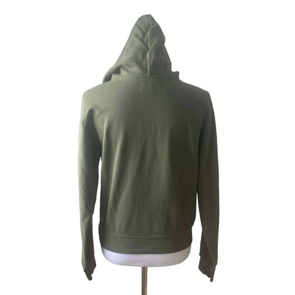 American Giant French Terry Half Zip Hoodie In Moss Green XS - Image 6