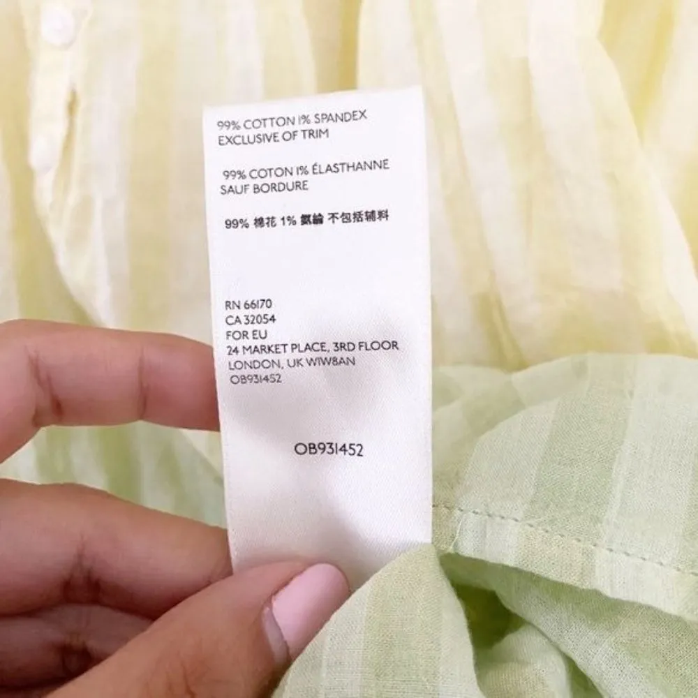 Free People Little Bit Of Something Ombre Blouse Top New NWT Size Small - Image 8