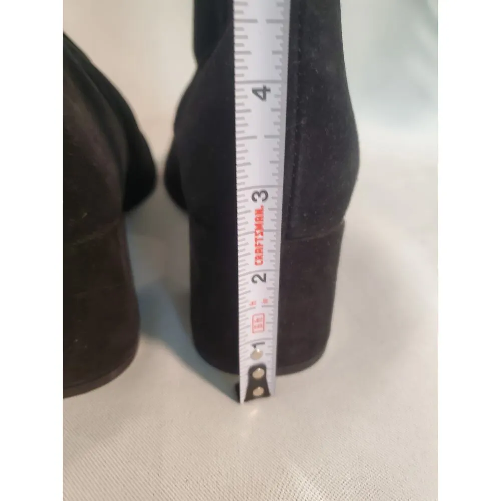 C La Canadienne Women Jeannie II Pointed Toe Suede boots size 7.5. S71 Black - Image 4