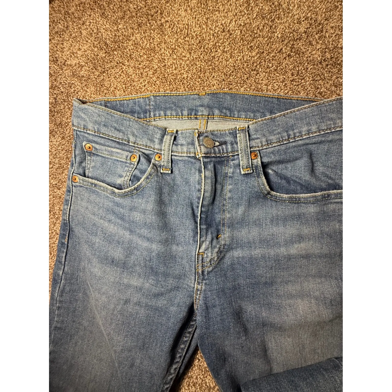 Levi Strauss & Co Skinny Taper Jeans W32 L30 Medium Wash Denim Women shaping Blue Size 32 - Image 4