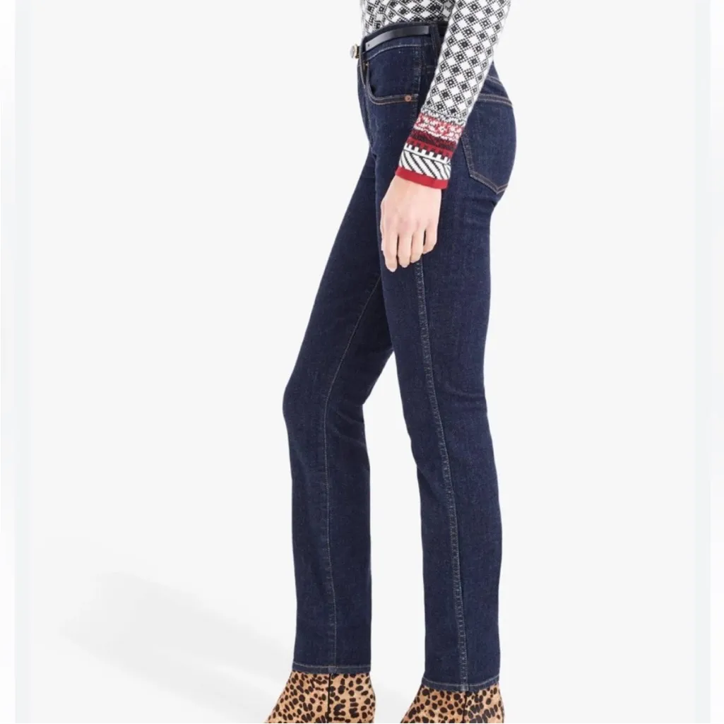 Like New J. Crew Vintage Slim Straight Jeans Resin Wash Size 33 Retail $128.00 - Image 2