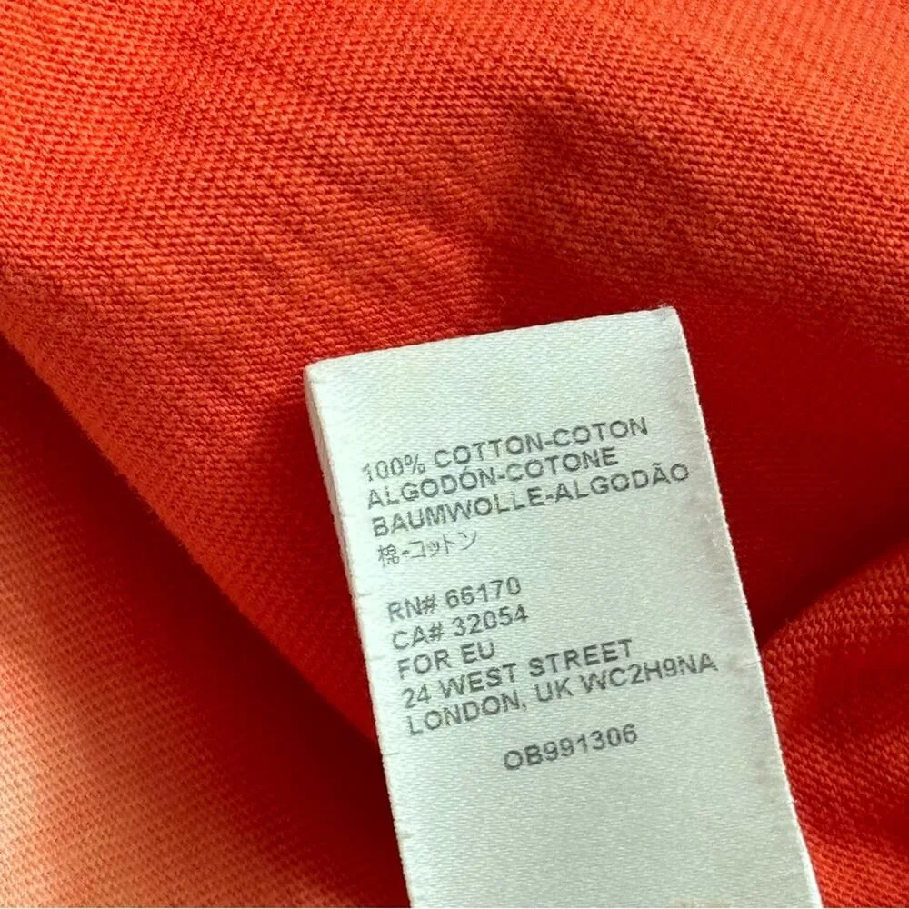 Free People Pink Orange Ombré Dip Dye Short Sleeve Slouchy Maxi Dress Medium - Image 12