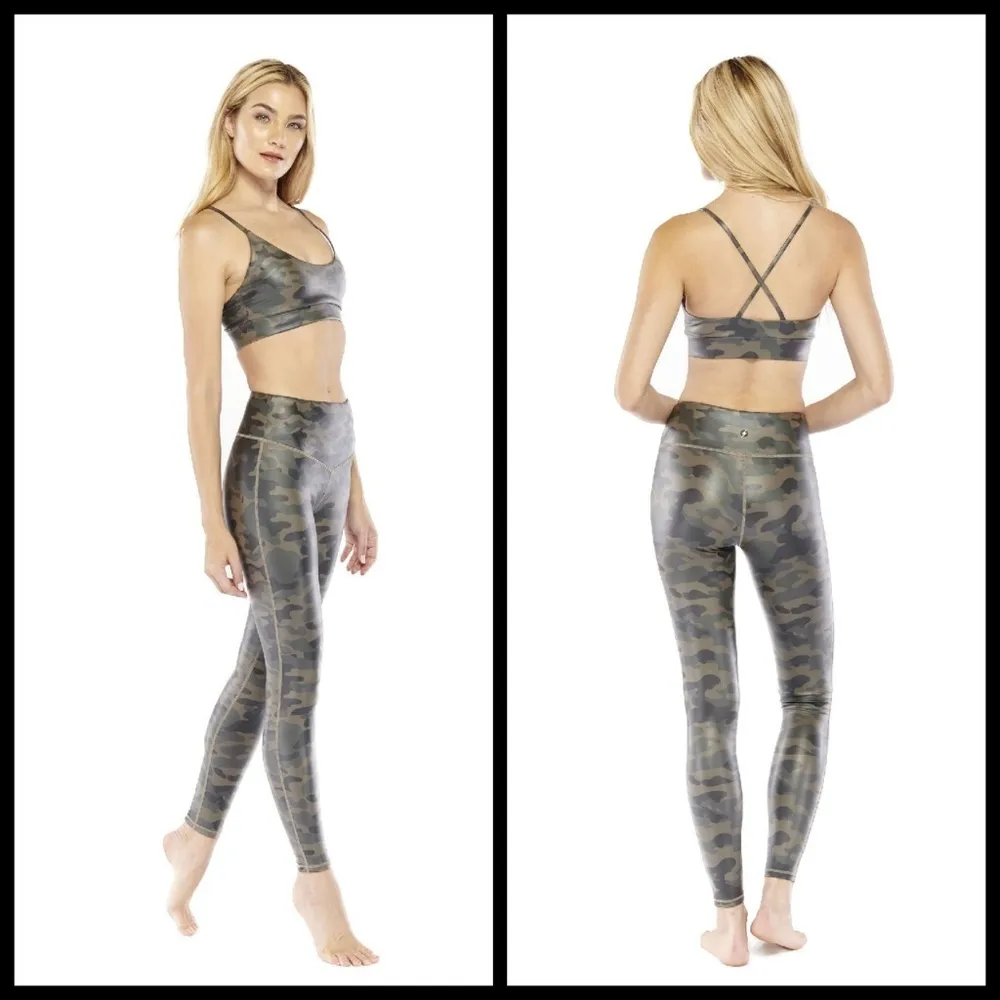 💕ELECTRIC YOGA💕 Revolution Army Camo Print Bra - Image 8