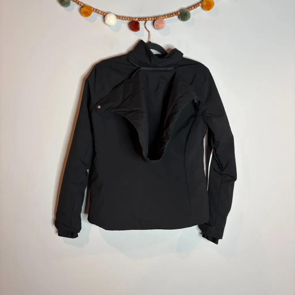 Descente black winter snow board ski jacket Size 6 - Image 3