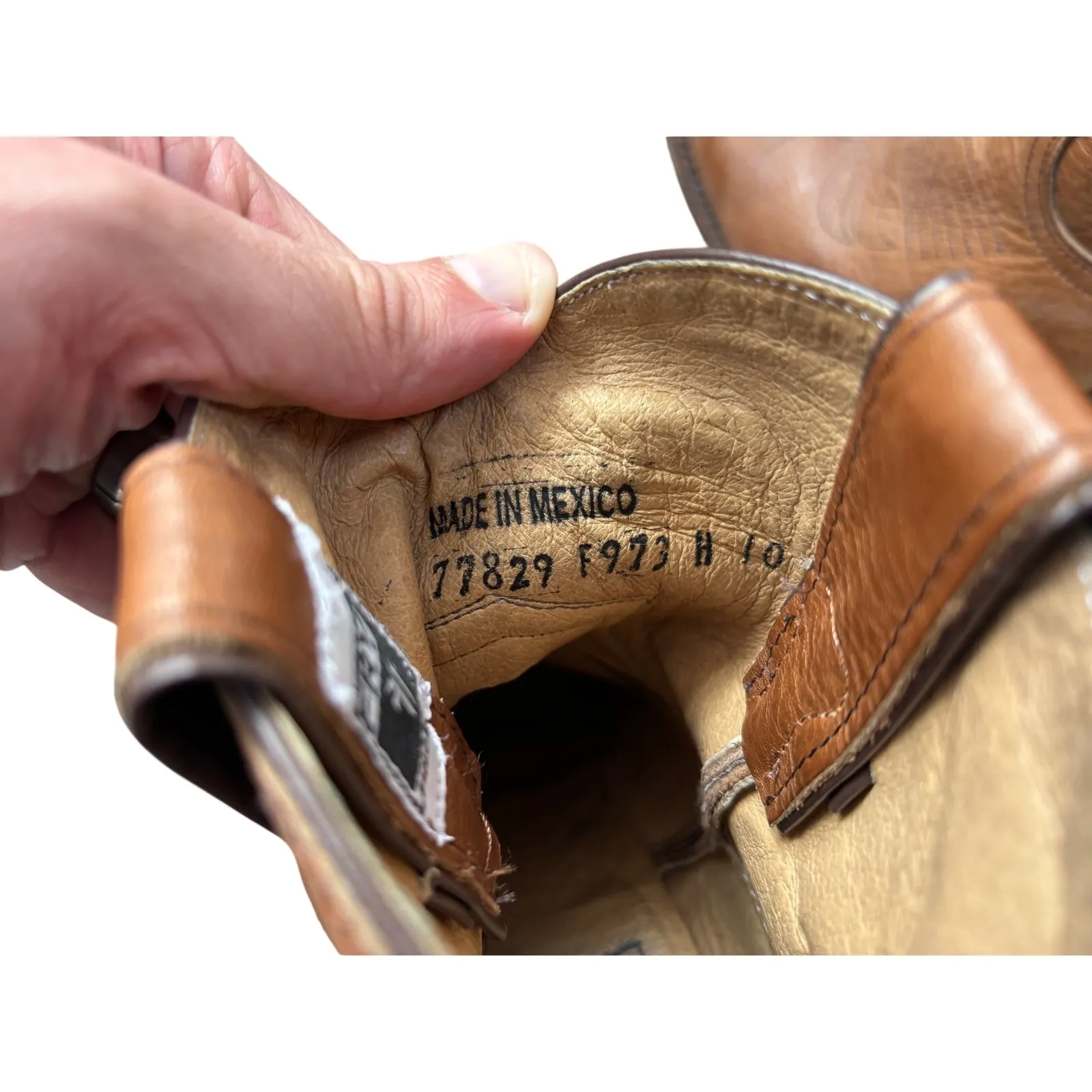 Frye Billy Short Boots in cognac leather, women’s size 7 B - Image 10