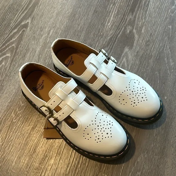 NWT Dr Martens White Mary Jane 8605 - Image 3
