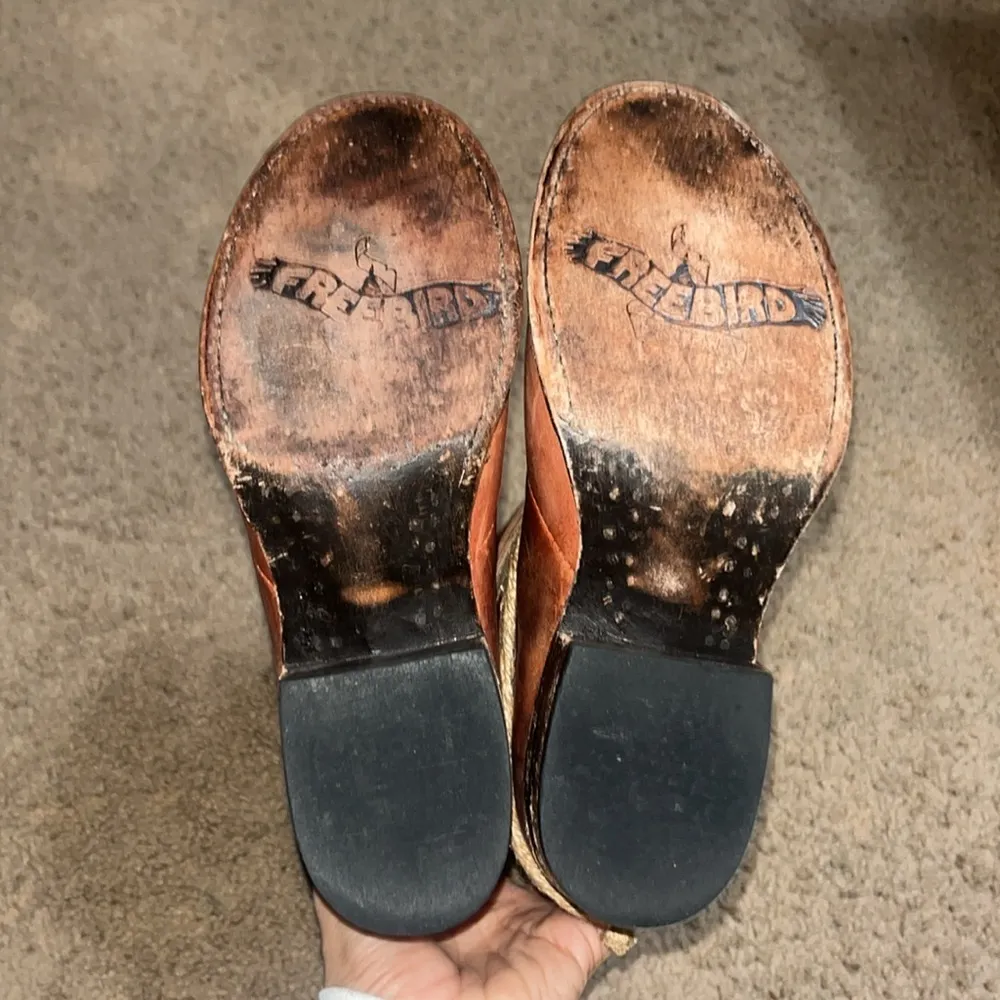 Freebird‎ by Steven Drove Leather Riding Boot Braided Twine Buckles Rare Red 6 - Image 9