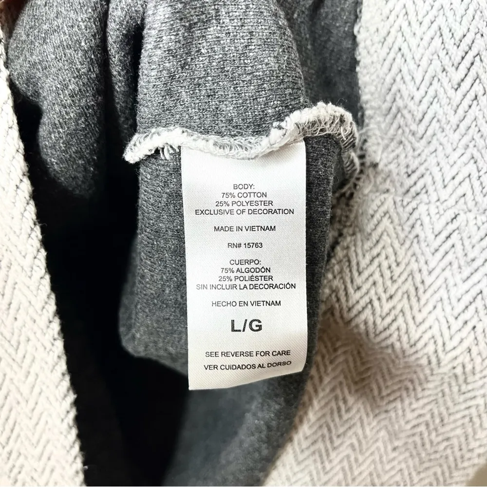 Champion Grey Pullover Long Sleeve Sweater Size Large - Image 5