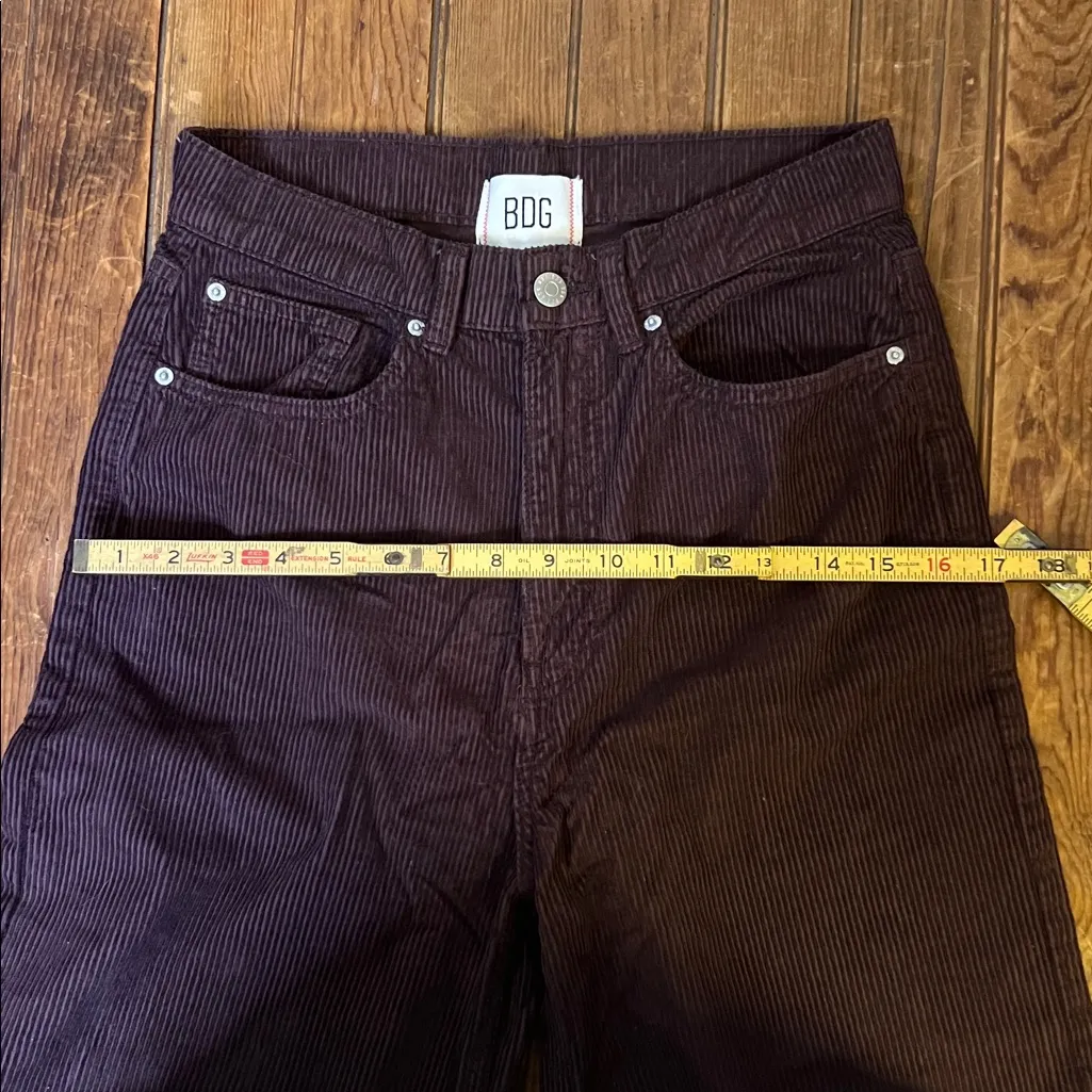 Urban Outfitters BDG women’s high rise wide leg Corduroy Pants in Brown - Image 4