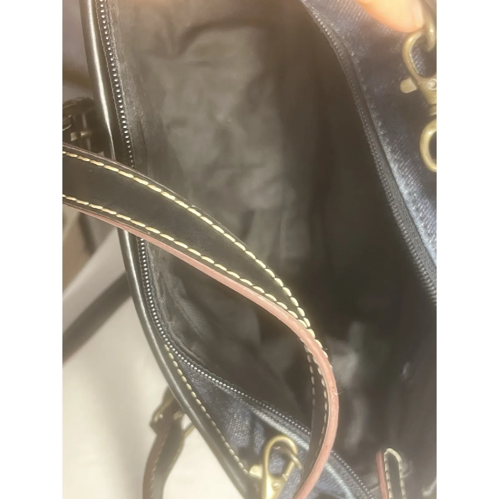 Tommy Hilfiger Denim‎ Plaid Shoulder Bag Tote Purse Y2K Preppy Classic - Image 5