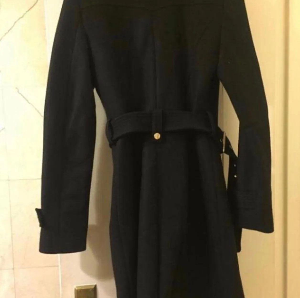 Navy Military Coat XS - Image 3
