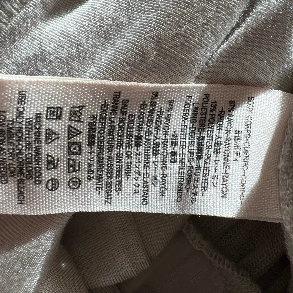 Free people sundown beige cowl neck ruched casual dress Medium - Image 8