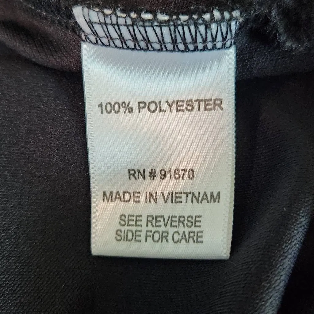 Pebble Beach Black Shoulder Snap Draped Jacket Size Large Golf Performance Jacke - Image 8