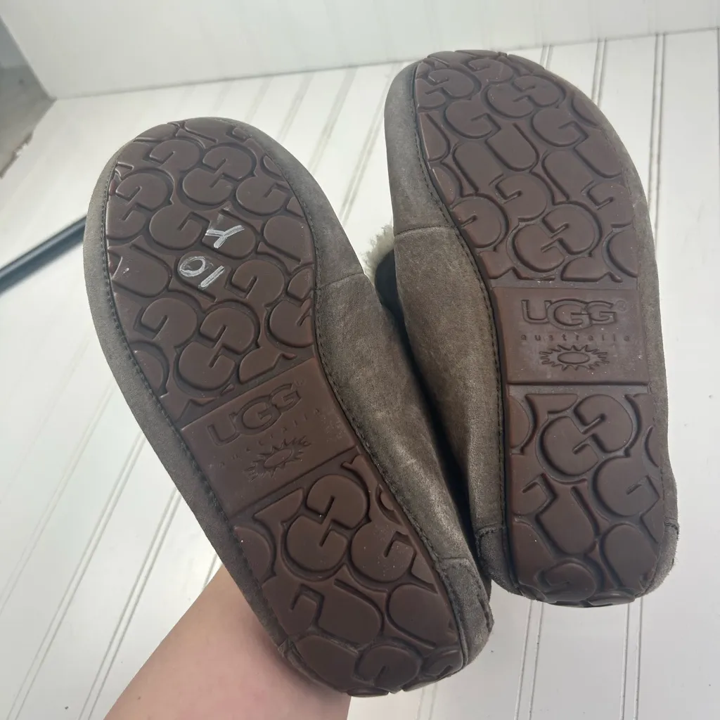 UGG Alena Tall Brian Moccasin Slippers With Rubber Soles - Women’s Size 10 - Image 10