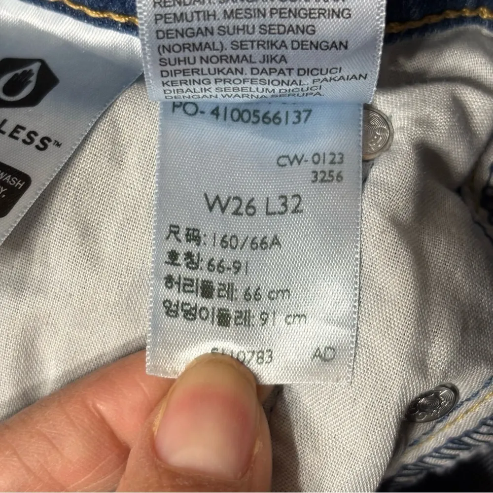 Levi's  726 Blue Flare Jeans Size 26 - Image 10