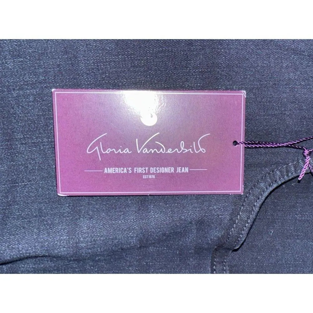 NWT Gloria Vanderbilt Amanda Jeans 24W Short Tapered Leg Classic Rise Stretch - Image 2