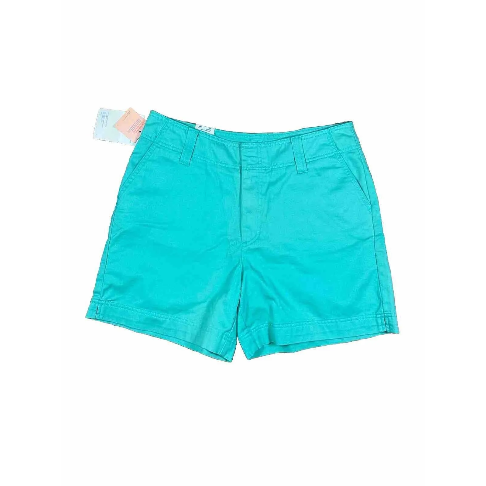 NWT Dockers Women's Favorite Fit‎ 100% Cotton Shorts Size 14. Green - Image 2