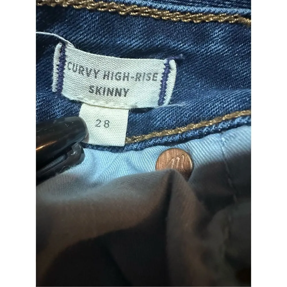 Madewell Curvy High Rise Skinny Sz 28 - Image 6