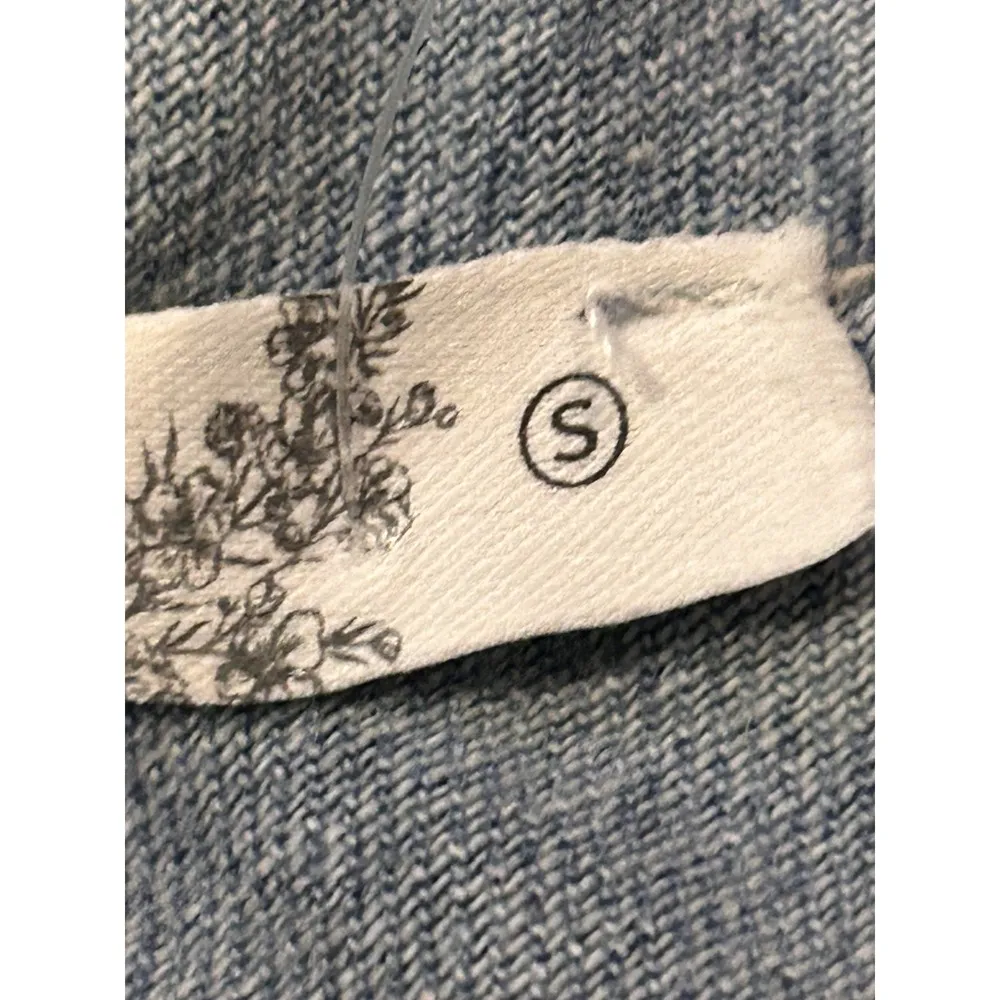 Altar'd State Pleated Micro Mini Skirt S Denim Cheer Skorts Y2K Style Light Wash - Image 5