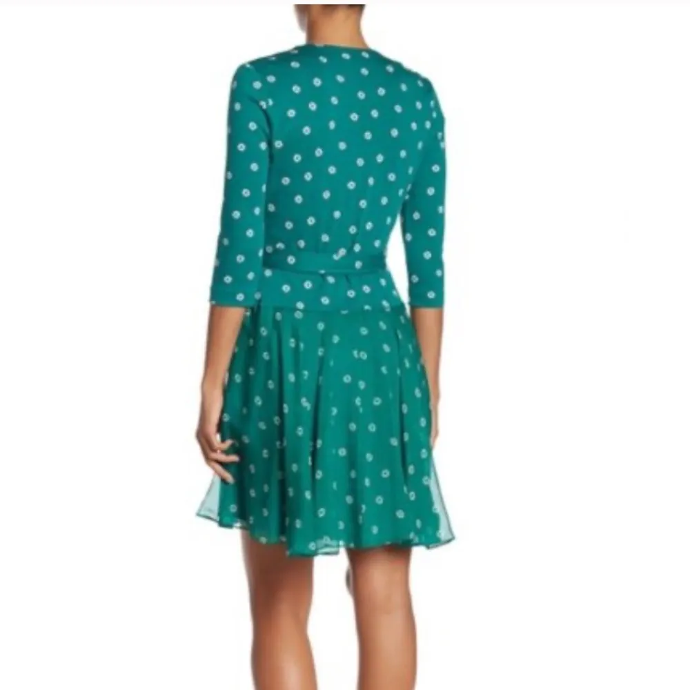 Diane von Furstenberg New Irina Floating Geo Juniper Dress Size 2 - Image 2