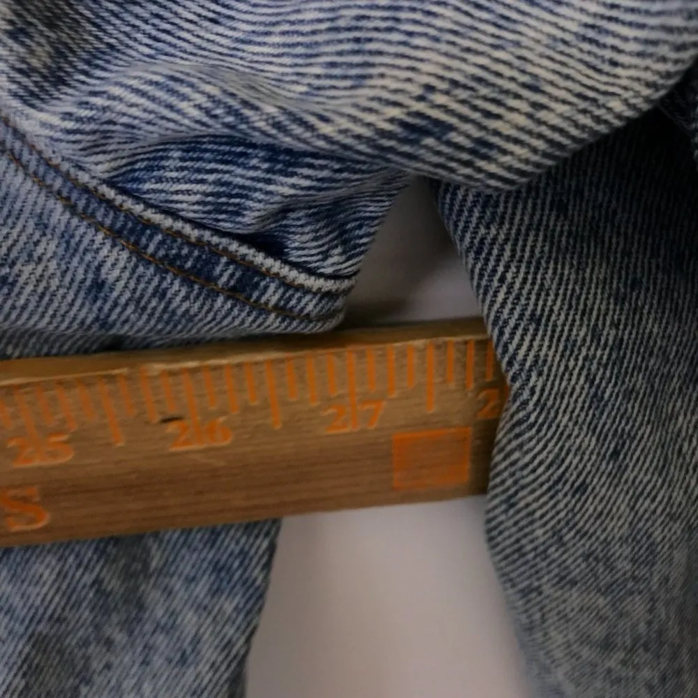 90s Vintage Harley Davidson Motorcycles Womens 2XL XXL Blue Denim Jacket Eagle - Image 14