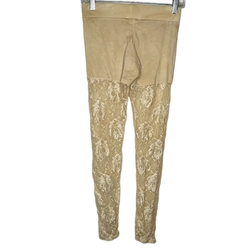 Body Central Footless‎ Lace Leggings - Image 5